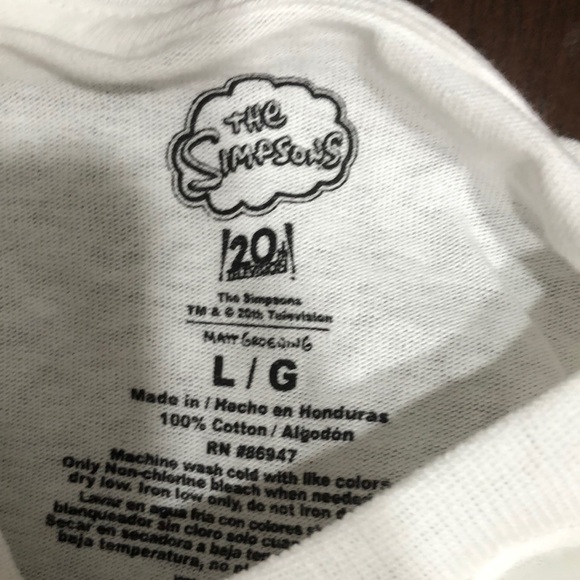 The Simpsons size L tshirt - Picture 3 of 7
